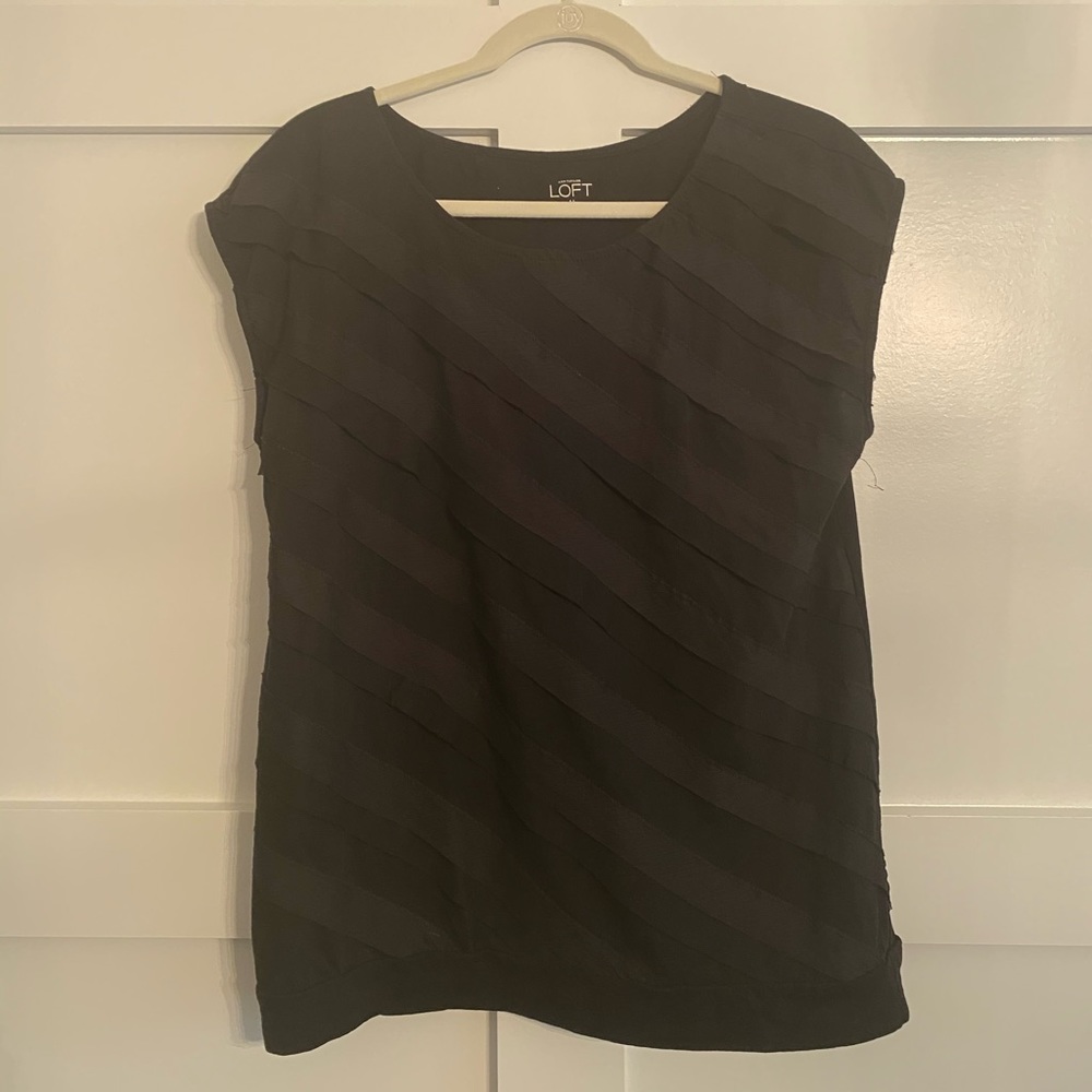 LOFT Black Blouse
